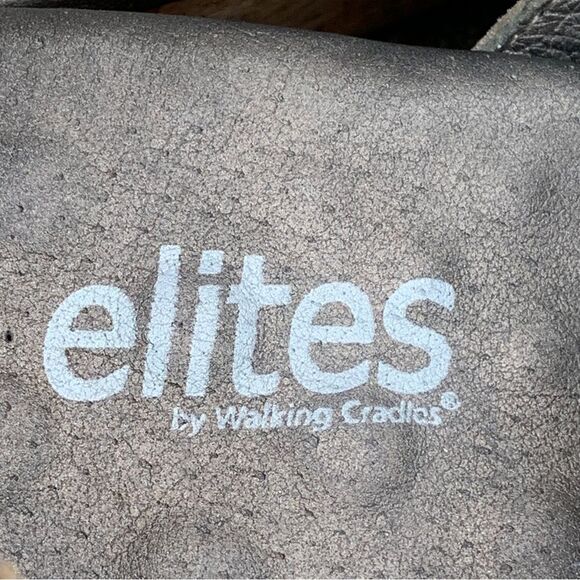 Walking Cradles Elites Cork Wedge Comfort Sandals Heels Metallic Women’s size 9 - Picture 11 of 15